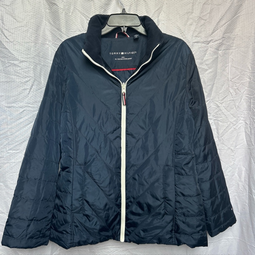 Tommy Hilfiger Dark Blue Quilted Jacket